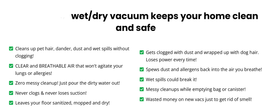 SAVE $40 May 28th thru JULY 4th, 2026!!! Wet Dry Vac Mop, QuantumW, No Cord, Self Cleaning, Multi Surface